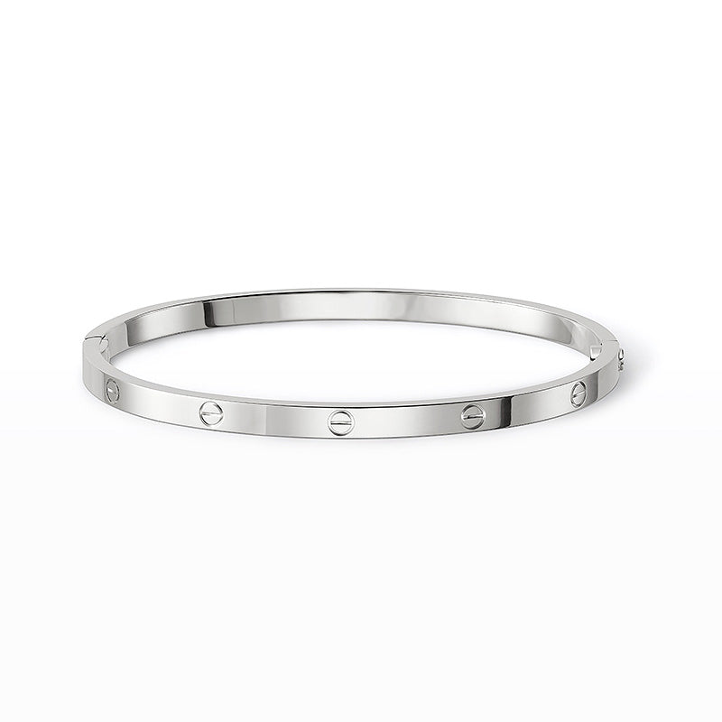 [Riva Jewelry]LOVE 3.65MM SMALL MODEL BANGLE