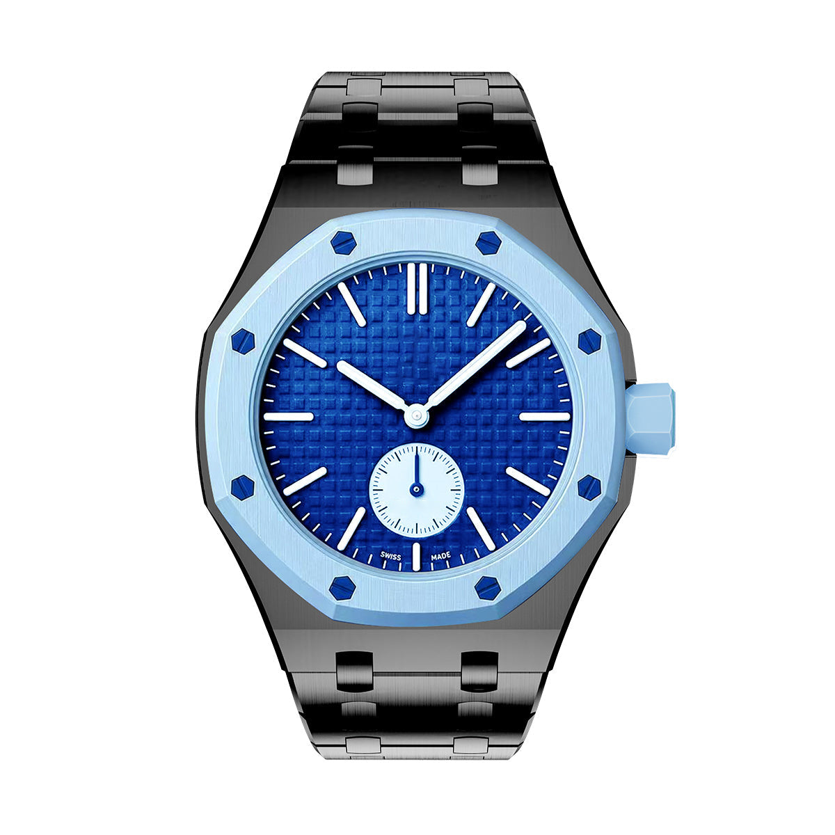 [Riva Jewelry]OAK POP EXCLUSIVE BLACK STEEL STRAP
