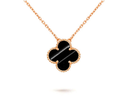 [Riva Jewelry]15MM CLOVER FLOWER PENDANT NECKLACE COLLECTION