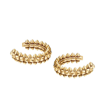[Riva Jewelry]CLASH DE 6.4MM HOOP SMALL MODEL EARRINGS