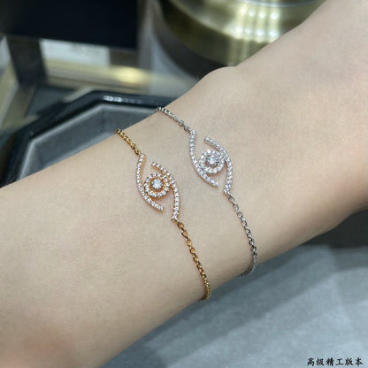 [Riva Jewelry]LUCKY EYE PAVÉ-SET DIAMOND BRACELET