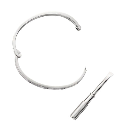 [Riva Jewelry]CLASSIC 3.65MM LOVE FULL PAVE BANGLE