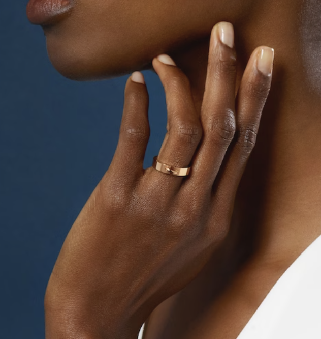 [Riva Jewelry]ALLIANCE LIENS VIDENCE 4MM RING