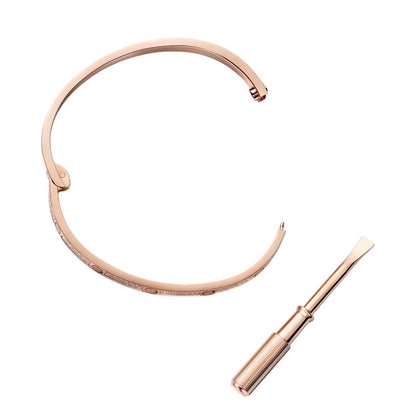 [Riva Jewelry]CLASSIC 3.65MM LOVE FULL PAVE BANGLE