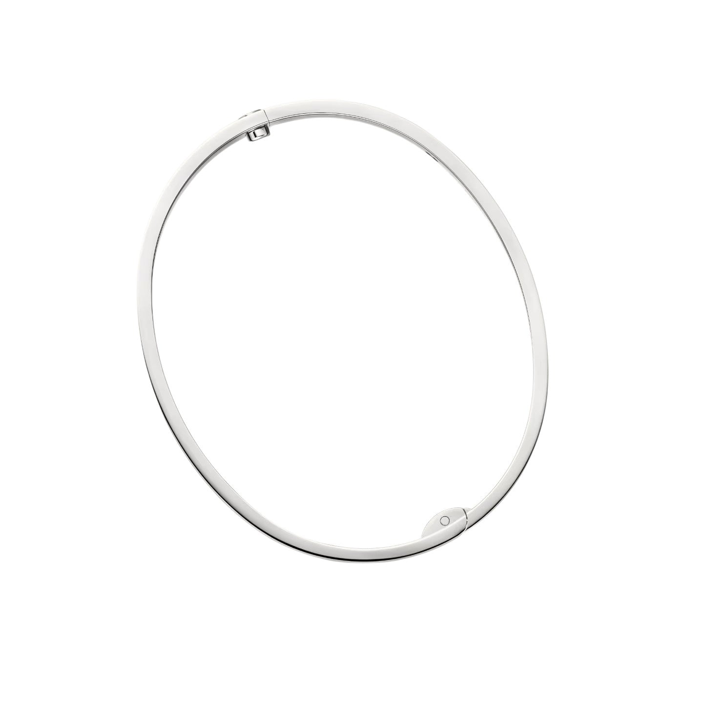 [Riva Jewelry]CLASSIC 6.1MM LOVE SINGLE-SCREW CLOSURE BANGLE - 4-DIAMOND