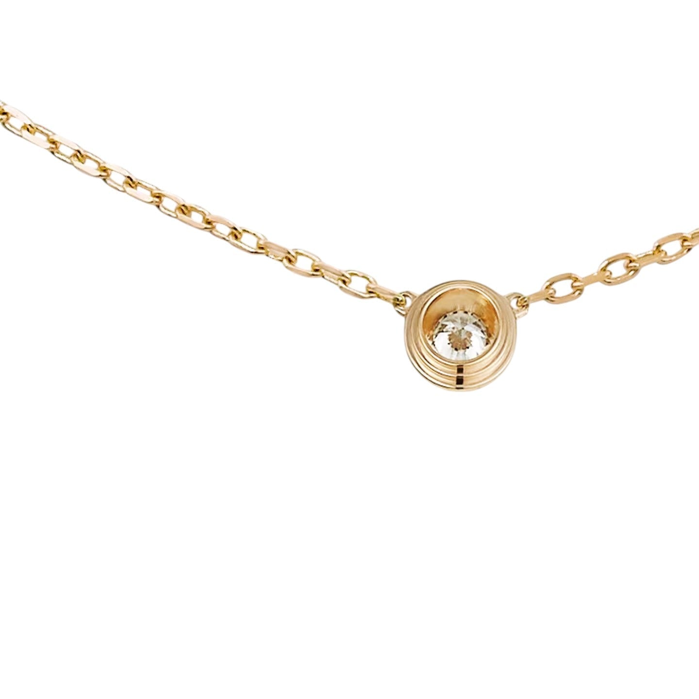 [Riva Jewelry]LOVE SCREW PENDANT SINGLE DIAMOND NECKLACE