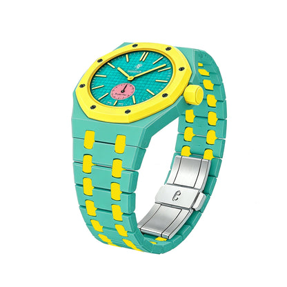 [Riva Jewelry]Royal Oak Pop Exclusive Bioceramic Case & Bioceramic Strap Mix Color