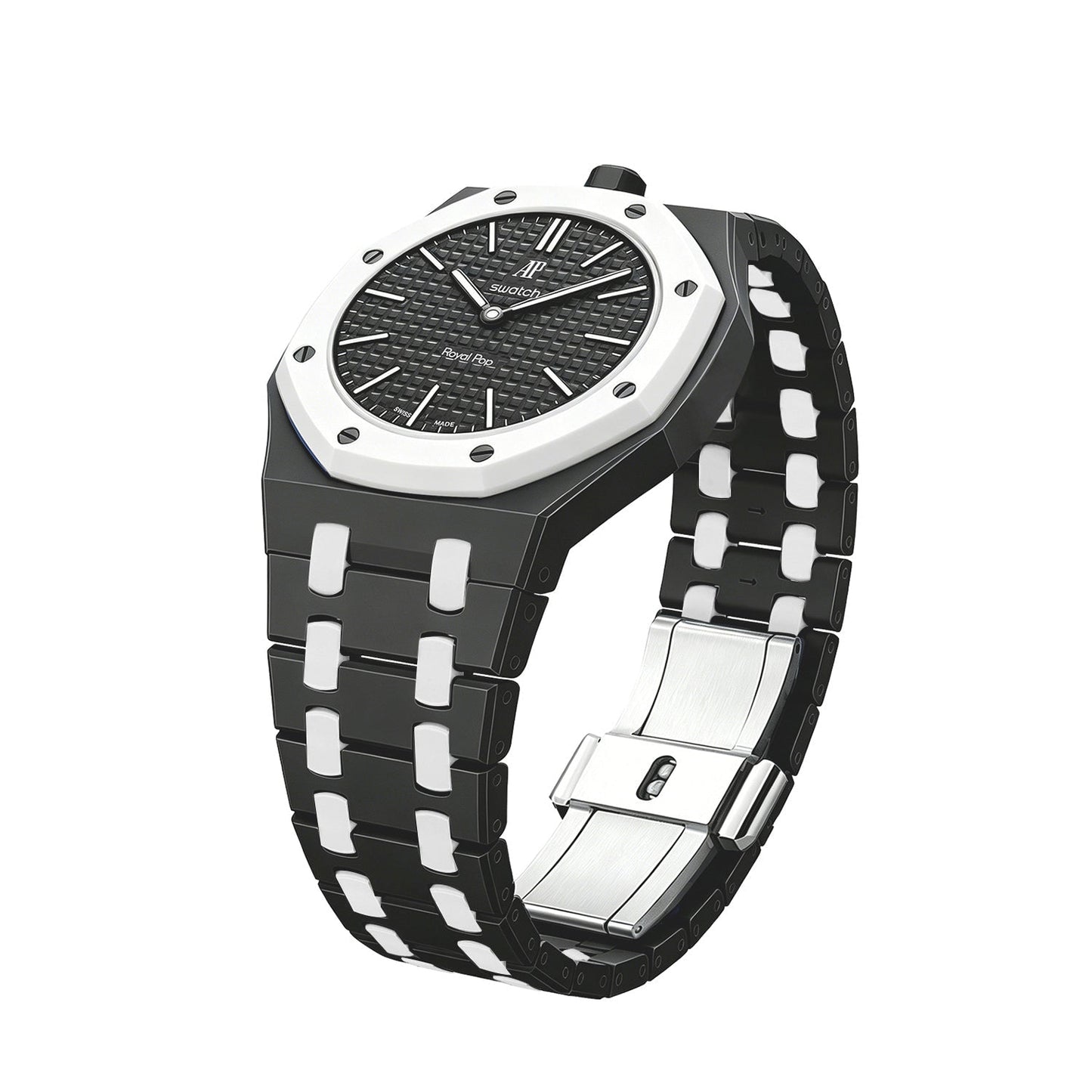 [Riva Jewelry]Royal Oak Pop Exclusive Bioceramic Case & Bioceramic Strap Mix Color