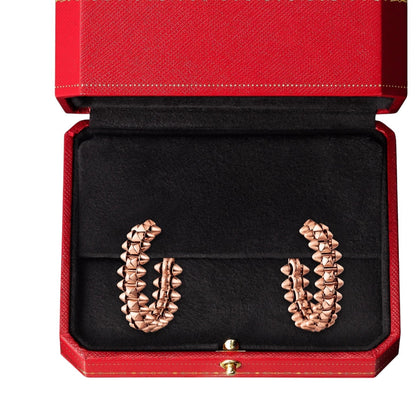 [Riva Jewelry]CLASH DE 6.4MM HOOP SMALL MODEL EARRINGS