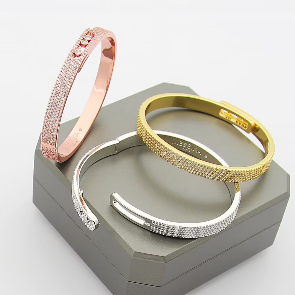 [Riva Jewelry]MOVE NOA FULL-PAVÉ DIAMOND BANGLE BRACELET