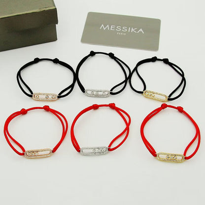 [Riva Jewelry]CARE(S) PAVÉ CORD BRACELET