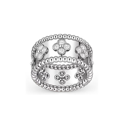 [Riva Jewelry]KALEIDOSCOPE RADIANCE WIDE BAND RING