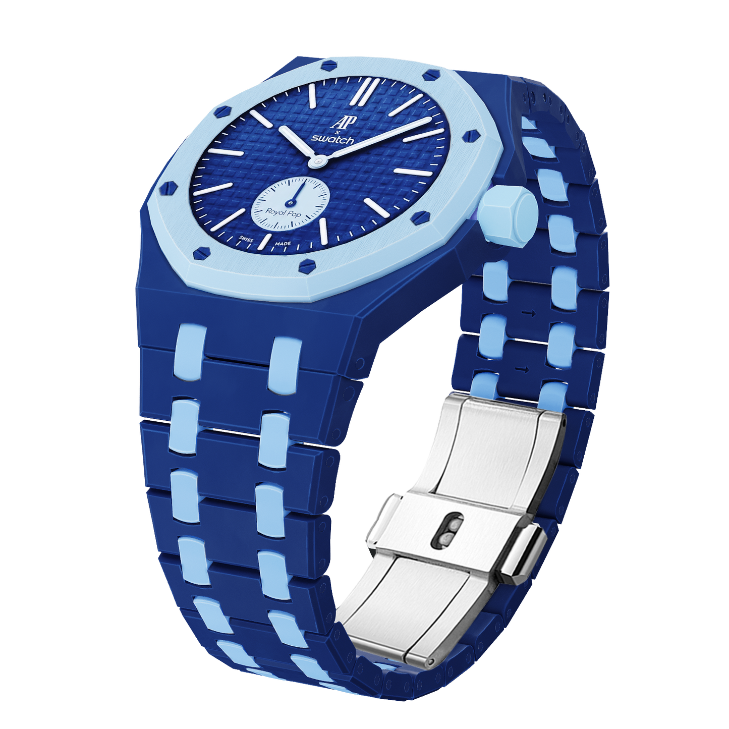 [Riva Jewelry]Royal Oak Pop Exclusive Bioceramic Case & Bioceramic Strap Mix Color