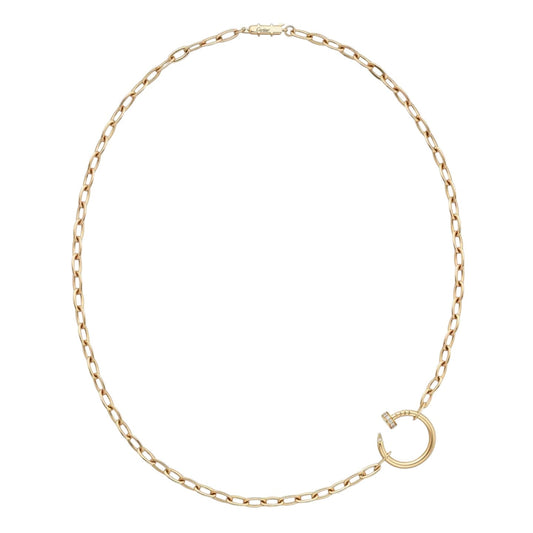 [Riva Jewelry]CLOU DIAMOND NAIL PENDANT NECKLACE