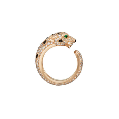 [Riva Jewelry]PANTHÈRE DE DIAMOND HALF-PAVÉ MEDIUM RING