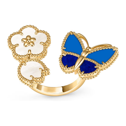 [Riva Jewelry]SPRING BUTTERFLY OPEN RING