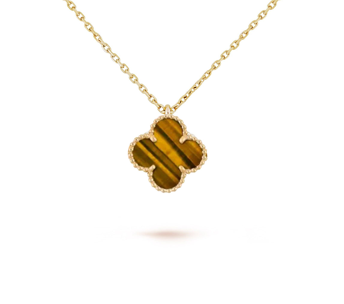 [Riva Jewelry]9.5MM MINI CLOVER PENDANT NECKLACE COLLECTION