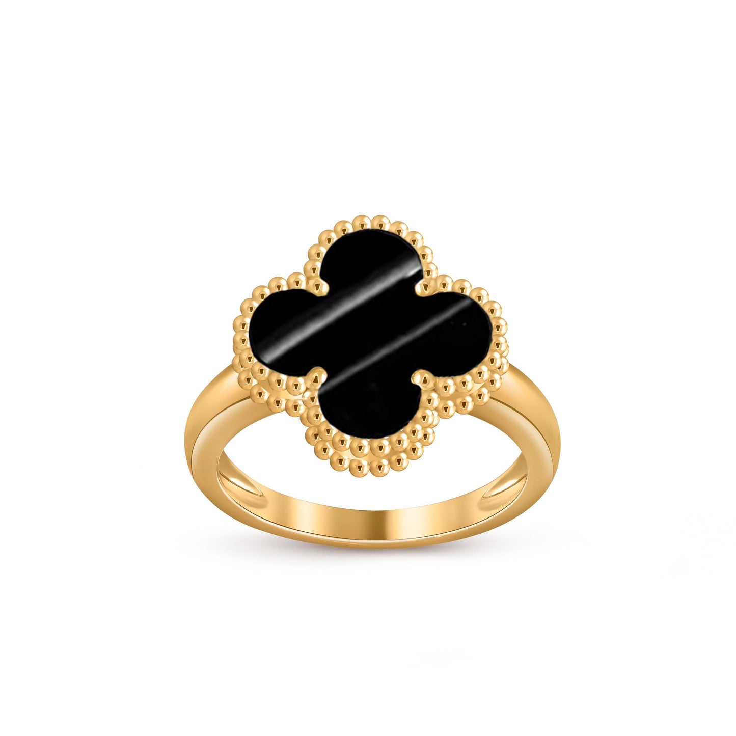 [Riva Jewelry]LUCKY CLOVER VINTAGE GOLD RING COLLECTION