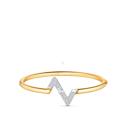[Riva Jewelry]VOLTE UPSITE DOWN GOLD DIAMOND BRACELET