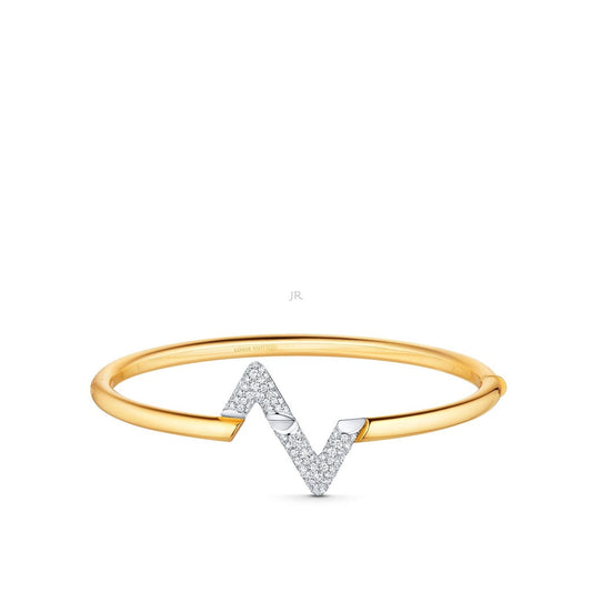 [Riva Jewelry]VOLTE UPSITE DOWN GOLD DIAMOND BRACELET