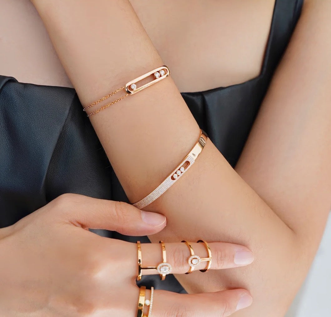 [Riva Jewelry]MOVE NOA PAVÉ DIAMOND BANGLE BRACELET
