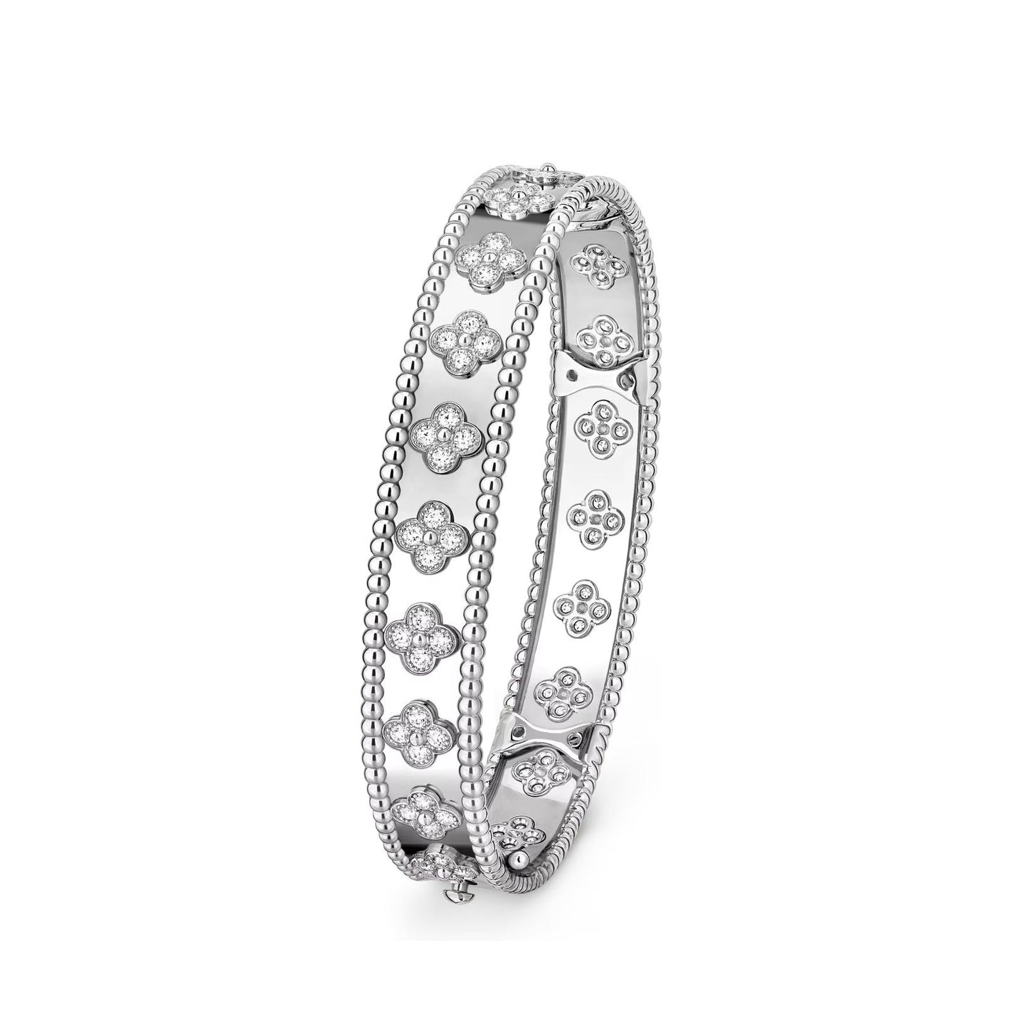[Riva Jewelry]KALEIDOSCOPE RADIANCE WIDE BANGLE BRACELET