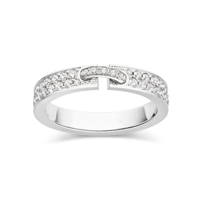 [Riva Jewelry]ALLIANCE LIENS VIDENCE PAVED DIAMOND 4MM RING