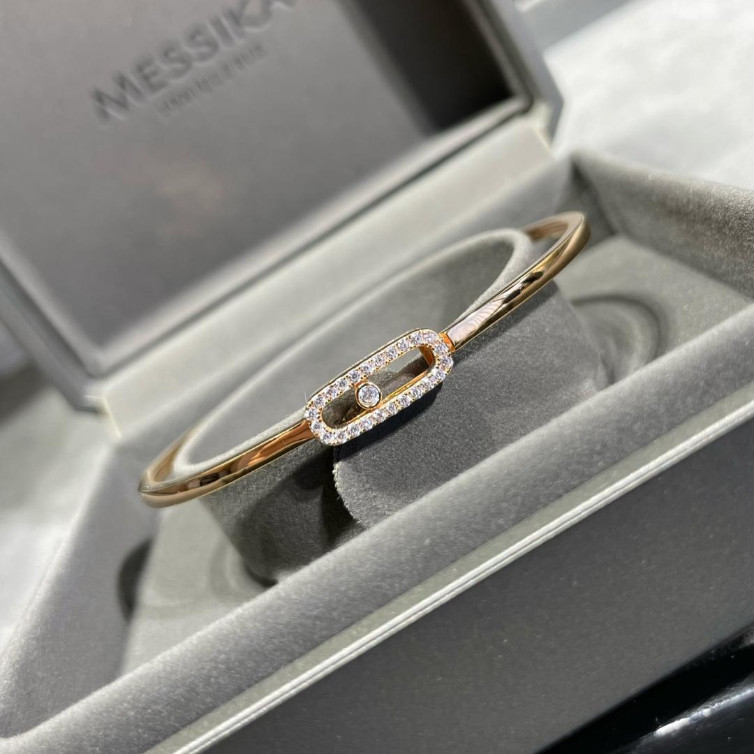 [Riva Jewelry]MOVE UNO PAVÉ FLEX BANGLE (MEDIUM)
