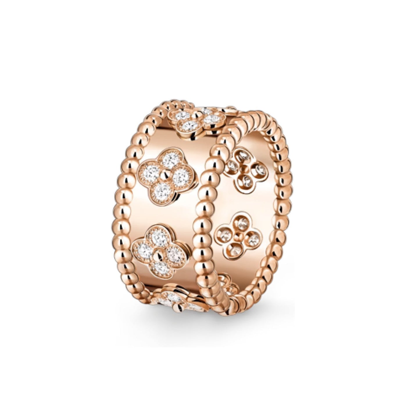 [Riva Jewelry]KALEIDOSCOPE RADIANCE WIDE BAND RING
