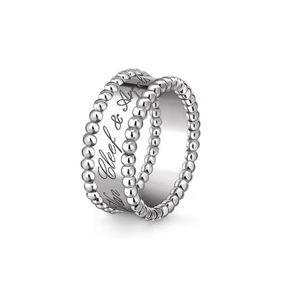 [Riva Jewelry]SIGNATURE DUAL-BEADED BAND RING