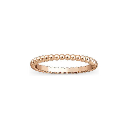 [Riva Jewelry]SIGNATURE PERLÉE BEADED BAND RING