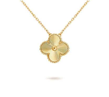 [Riva Jewelry]15MM CLOVER FLOWER PENDANT NECKLACE COLLECTION