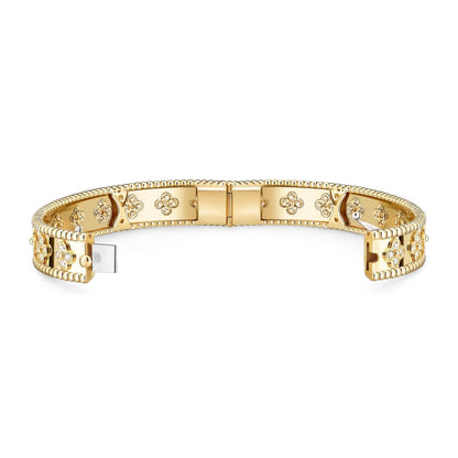 [Riva Jewelry]KALEIDOSCOPE RADIANCE WIDE BANGLE BRACELET