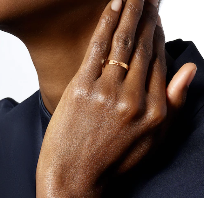 [Riva Jewelry]ALLIANCE LIENS VIDENCE 3MM RING