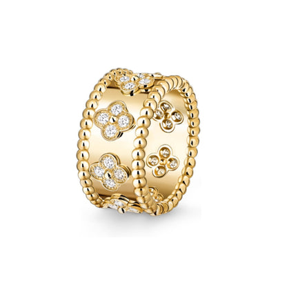 [Riva Jewelry]KALEIDOSCOPE RADIANCE WIDE BAND RING
