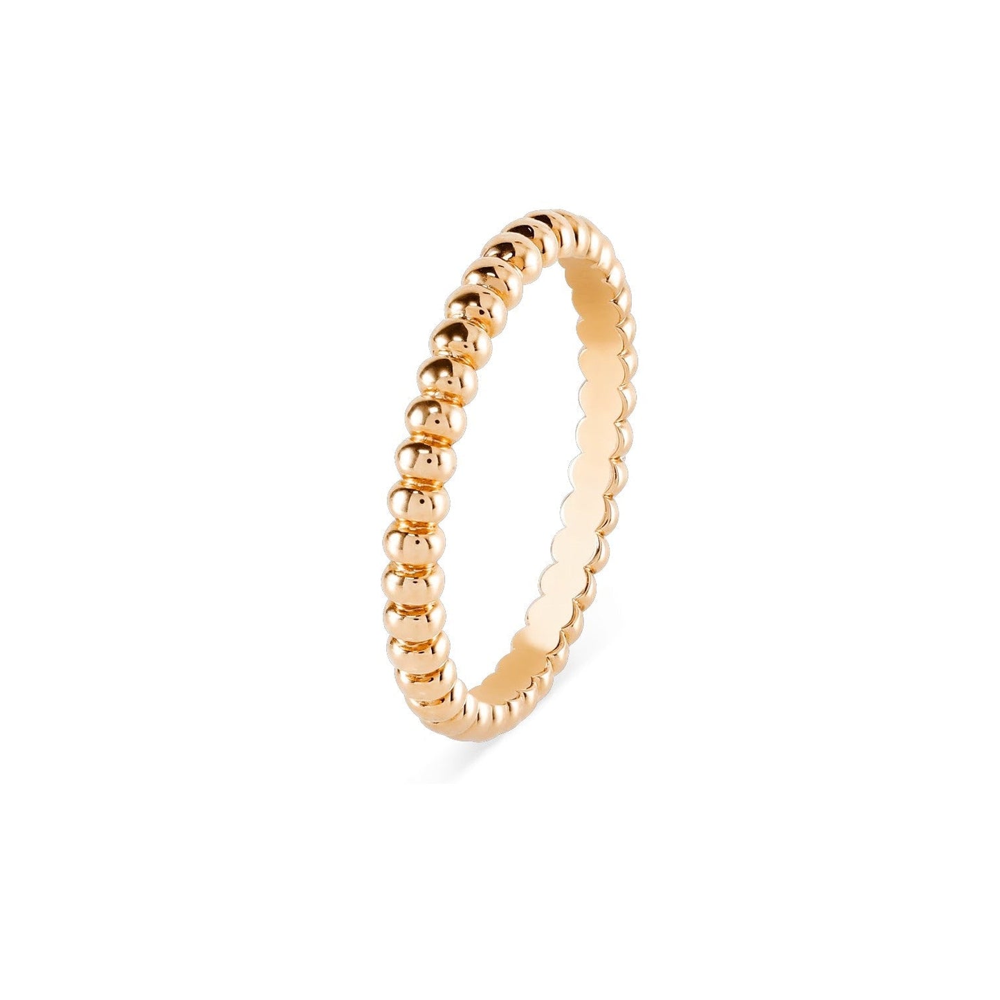 [Riva Jewelry]SIGNATURE PERLÉE BEADED BAND RING