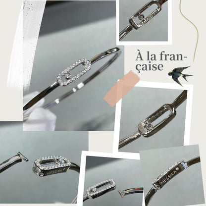[Riva Jewelry]MOVE UNO PAVÉ FLEX BANGLE (MEDIUM)