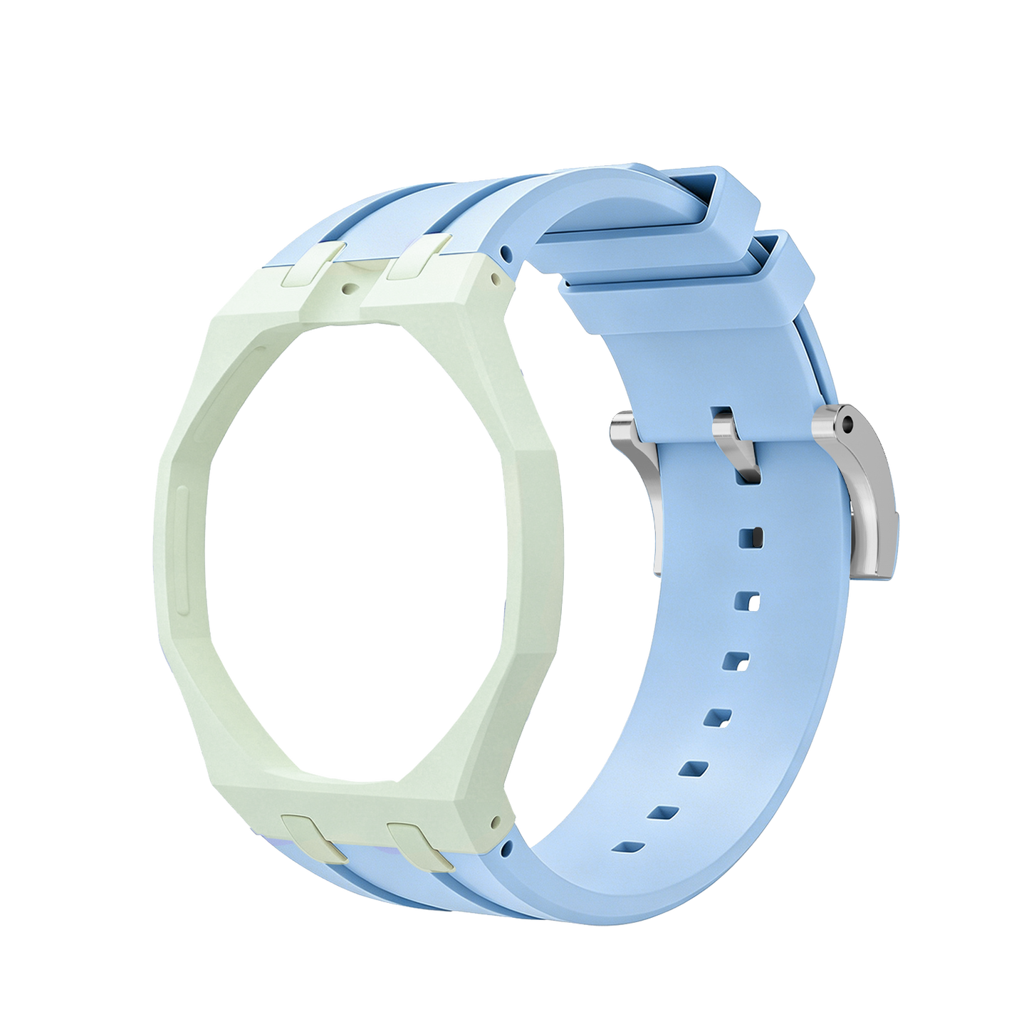 [Riva Jewelry]Royal Oak Pop Exclusive Bioceramic Case & Silicone Strap Mix Color