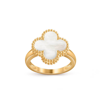 [Riva Jewelry]LUCKY CLOVER VINTAGE GOLD RING COLLECTION
