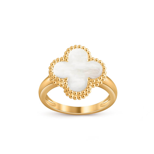 [Riva Jewelry]LUCKY CLOVER VINTAGE GOLD RING COLLECTION