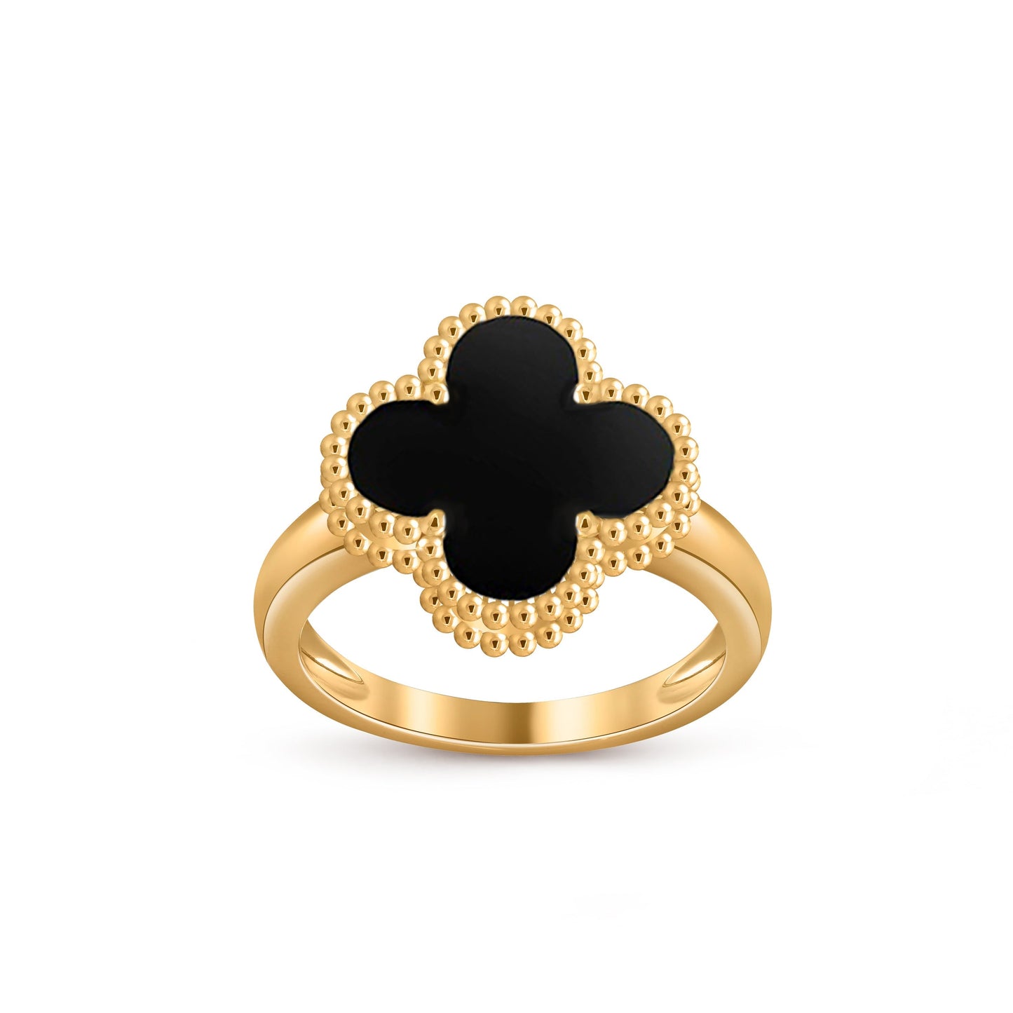 [Riva Jewelry]LUCKY CLOVER VINTAGE GOLD RING COLLECTION