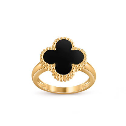 [Riva Jewelry]LUCKY CLOVER VINTAGE GOLD RING COLLECTION