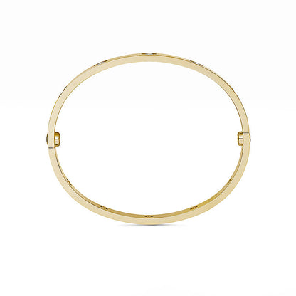 [Riva Jewelry]CLASSIC 6.1MM LOVE BANGLE - 10-DIAMOND