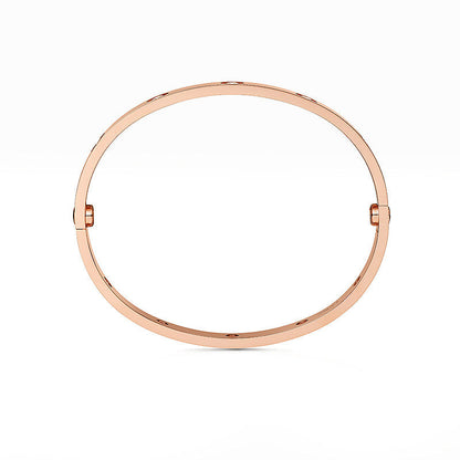 [Riva Jewelry]CLASSIC 6.1MM LOVE BANGLE - 10-DIAMOND