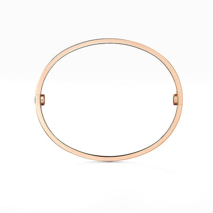 [Riva Jewelry]CLASSIC 6.1MM LOVE BANGLE - 4-DIAMOND