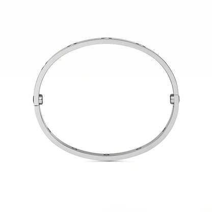 [Riva Jewelry]CLASSIC 6.1MM LOVE BANGLE - 10-DIAMOND