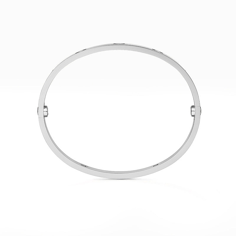 [Riva Jewelry]CLASSIC 6.1MM LOVE BANGLE - 4-DIAMOND