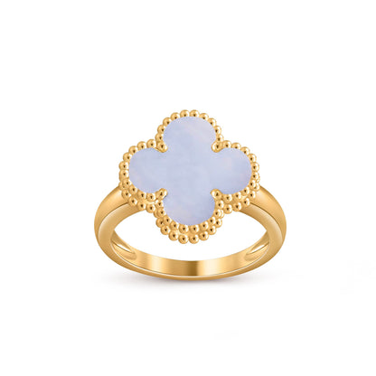 [Riva Jewelry]LUCKY CLOVER VINTAGE GOLD RING COLLECTION
