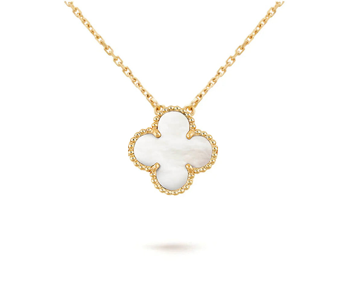 [Riva Jewelry]15MM CLOVER FLOWER PENDANT NECKLACE COLLECTION