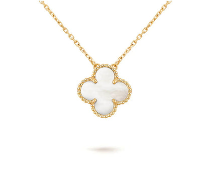 [Riva Jewelry]15MM CLOVER FLOWER PENDANT NECKLACE COLLECTION